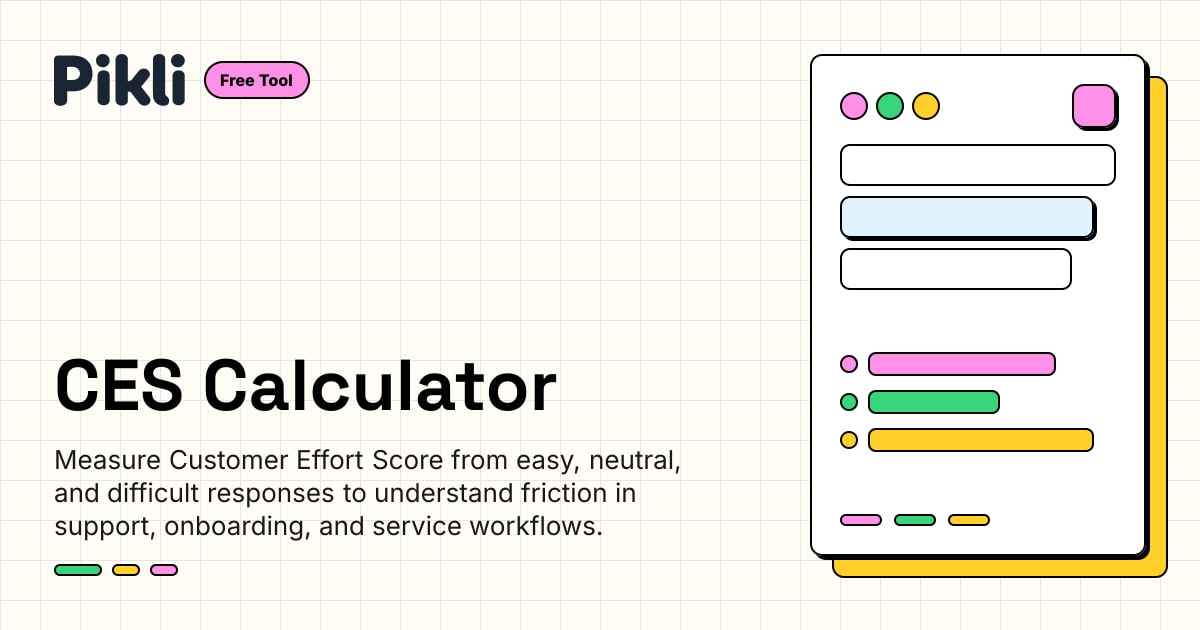 CES Calculator - Customer Effort Score Tool